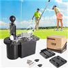 10L0L EZGO - Pulitore Universale Portatile per Palline da Golf, per Club e Yamaha, Supporto Base Rimovibile, Facile da spostare