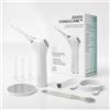 ZENT Tonsilloliti rimozione elettrico - Kit rimozione calcoli tonsillari con Luce LED, 3 Punte Silicone, Aspiratore Calcoli Tonsillari Senza Fili e Motore Silenzioso, per Casa e Viaggio
