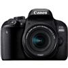 Canon EOS 800D DSLR + 18-55mm f/4.0-5.6 IS STM Garanzia Centri di assistenza Ufficiali in Italia - Menu Italiano.