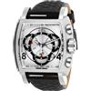 Invicta Herren-Armbanduhr S1 Rally Edelstahl Analog Display Quarz Schwarz Lederarmband Casual 26 (Modell: 27918, 27919, 27920)