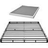 VEVOR Base Letto Imbottita Struttura per Letto 2010x1510x102 mm Rete a Doghe con Rivestimento in Tessuto Lavabile Base Queen Size capacità di Carico Massima di 1587,57 kg Struttura in Metallo