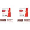 ZEFAL Pack Tubeless Plugs - Set di Vermicelli Tubeless MTB - Vermicelli Tubeless da Utilizzare con il Kit Riparazione Tubeless - 2 Scatole con 3 x Ø 2mm + 3 x Ø 4mm