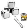 Set Di 10 Pezzi Refrigeranti Per Vino: Bastoncini E Cubetti In Acciaio Inox Con Versatore E Tappo - Regalo Ideale - 2