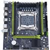 Eurowagens Schede Madri X99-P4 USB3.0 M.2 Nvme SATA3.0 4xDDR4 Memoria PCIEx16 LGA2011-3