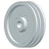 SPERONI Puleggia 2 gola tipo B diametro 110 mm foro 38 mm per albero motore