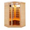 BB SERVICE Sauna infrarosso BBS-Apollo 2-3 posti con diffusore al carbonio 1890 watt