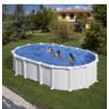 GRE PISCINA FUORI TERRA HAITI GRE OVALE IN ACCIAIO