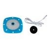 CPA LAMPADA RICARICABILE, IMPERMEABILE E MOBILE, RGB, 18 LED