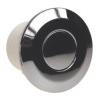BB SERVICE PULSANTE PNEUMATICO CROMATO IN ABS FORO 33mm