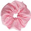 SXQLYH Elastico per capelli Scrunchie in tessuto a quadretti, morbido e comodo, grande scrunchie per capelli, 20 cm, per coda di cavallo, per donna, capelli lunghi spessi (rosa)
