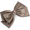 SXQLYH Fiocco Fermaglio in Raso, Grande Fiocco Fermaglio Clip Fermagli per Capelli Donna, Fermagli per Capelli Gemme Fermagli Francesi Ballerina Fiocco per Donne, Elegante Gioiello per Capelli in Raso