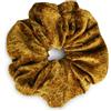 SXQLYH Elastici per capelli Scrunchie in velluto elastico, grandi elastici per capelli, spessi, morbidi e confortevoli, elastici per coda di cavallo, per capelli lunghi e spessi (giallo)