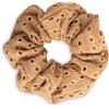 SXQLYH Fascia elastica per capelli Scrunchie in tessuto elasticizzato, per capelli bobbles, spessa, morbida, comoda, per coda di cavallo, per donne e capelli lunghi spessi (marrone)