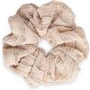 SXQLYH Fascia elastica per capelli Scrunchie in tessuto elastico, per capelli bobbles, spessa, morbida, comoda, per scrunchie in stile retrò, per coda di cavallo, per donna, capelli lunghi e spessi