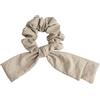 SXQLYH Elastico per capelli Scrunchies in tessuto con fiocco per donne, scrunchies asimmetrico, elastico per capelli, ballerina, gomma per treccia, supporto per coda di cavallo per donne ragazze