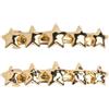 SXQLYH 2 fermagli francesi per capelli da donna, clip in metallo, clip per capelli (stella dorata)