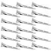 Mikihat 50 Pezzi Anatra Bill Clip, 2.2 Pollici Alligator Curl Clip, Metallo Clip di Sezionamento, Fermagli per Capelli in Acciaio Inossidabile per Parrucchiera da Acconciatura