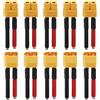 TNSLAND 5 Coppie di Cavi di Prolunga con Connettori XT60, Connettori XT60 Femmina E Maschio con Cavo In Silicone 12AWG per Cavi Batteria Lipo per Droni RC