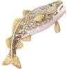 Lilizzhoumax Peluche Merluzzo 42cm/16 - Simulazione Pesce Morbido, Simpatico Giocattolo Animale Marino, Bambole Animali Selvatici