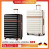 KONO Valigia trolley KONO extra large, rigida, in ABS + PC, leggera, volume 149L, per viaggi lunghi, con TSA.