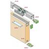 Sisco Sistem KIT SCORREVOLE PER PORTA AMMORTIZZATO FINO A 80KG