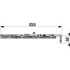 Maico srl CERNIERA AB/ RIBALTA PARTE ANTA MULTI POWER (V2) LBB 255-1.400 ARGENTO