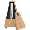 Dilwe Metronome, metronomo meccanico per chitarra Strumento per batteria per batteria Tipo di torre Metronomo Accessorio musicale(Grano Di Legno Poco Profondo)