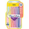 Paper Mate Papermate 95236 Blister 6 Pennarelli Flair Nylon, Colori Assortiti, Pastel