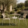 Andrea Bizzotto Set Bistrot Jable Sabbia 3 Pezzi Luxury