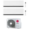 LG CONDIZIONATORE LG DUAL SPLIT DUALCOOL DELUXE 9000+12000 BTU WIFI INVERTER MU2R17.U18 A+++