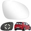 mellystore Vetro a Specchio Sostituzione per Volks wagen Pas sat B6 07-11,Je tta V 06-11,Go lf MK5,Vetro Specchietto Regolabile,Retrovisore Riscaldabile,Lato Conducente Vetros Specchio Retrovisore Esterno