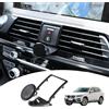 YIWANG Supporto per telefono cellulare per auto in lega di alluminio, nero