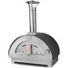 Clementi Forno A Legna Per Pizze Compatto 60x40 Cm In Acciaio Clementino Clementi Antracite