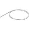 QUARKZMAN Filo Riscaldante Piatto In Nichel Cromo 9.5ft(3metri) x0.2mmx4mm Filo Ad Alta Temperatura Per Elementi Riscaldanti, Fai Da Te, Nero E Argento