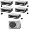 Daikin - Climatizzatore canalizzabile Daikin Mini Sky penta split 9000+9000+9000+9000+9000 Btu Inverter R32 A+++ 5MXM90A