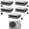 Daikin - Climatizzatore canalizzabile Daikin Mini Sky penta split 9000+9000+9000+9000+12000 Btu Inverter R32 A+++ 5MXM90A