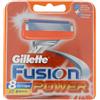 Gillette Fusion Power ricambio lamette per rasoio 8 pz