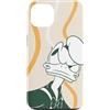 Disney Paperino Retro Vintage Glare & Lines Pattern Custodia per iPhone 13