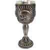 AnticaPorta Teschio calice bronzo cm.7.8 x19.00 H