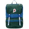 Invicta Zaino Jolly Vintage, Verde/Blu, 13'' Tasca Pc, Icon, 18 Lt