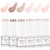 Nicedeco Base Coat 2in1 6 Colori Jelly Nail Polish Gel Smalto Unghie UV e LED Base Coat Gel Unghie 2 in 1 Smalto Semipermanente Unghie Jelly Set 6-48