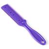 Qiilu Taglio di Capelli a Due Lati con Taglio Sottile con Lama Salone di Bellezza Parrucchiere per Casa Pettine per Capelli Purple Peigne Peigne Rasoir Effileur Cheveux Peigne-tagliacapelli manual