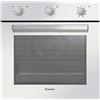 CANDY FCP602W/E Forno elettrico da incasso, controlli meccanici, colore bianco, capienza 65 litri, Classe A+