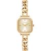 Breil, Collezione Élise, Orologio Donna, Solo Tempo al Quarzo, Cassa Acciaio Lucido Squadrata, Quadrante Sunray, Bracciale Groumette, Chiusura Gioielleria, WR 5 ATM, Idea Regalo Donna