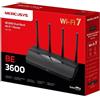 Mercusys Router Wireless Wi-Fi 7 Dual Band BE3600 Gigabit Mercusys MR27BE 2.5 Gbps