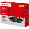 Mercusys Router Wireless 4G+ Cat6 LTE Wi-Fi AC1200 Dual Band Mercusys MB235-4G