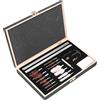 01 02 015 Strumento per la Pulizia del Fucile a Pompa, Calibro 12-410ga Kit di Pulizia Universale per Pistola Forniture con Custodia per Pistola per Pistola