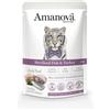 Amanova P12 Umido Gatto STERILISED Pesce Bianco e Tacchino 85 g