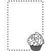 Vaessen Creative Cartella per Goffratura Cupcake 14,6 x 10,7 cm - Cartella per Embossing per Biglietti, Scrapbooking, Journaling - Riutilizzabile, Risultati Precisi, Per Macchine da Taglio