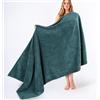 American Soft Linen Set di asciugamani turchi in 100% cotone, 40 x 80 cm, 600 g/m², morbidi e assorbenti, per il bagno, colore: foglia di tè